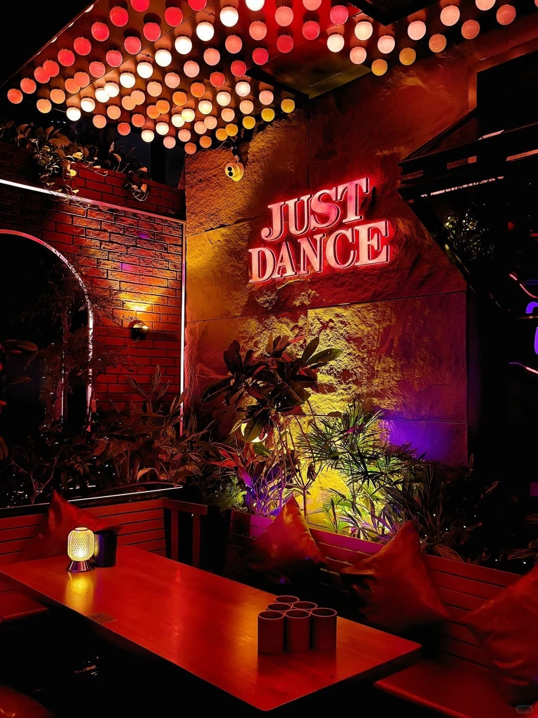 The Just Dance room at Vila Club