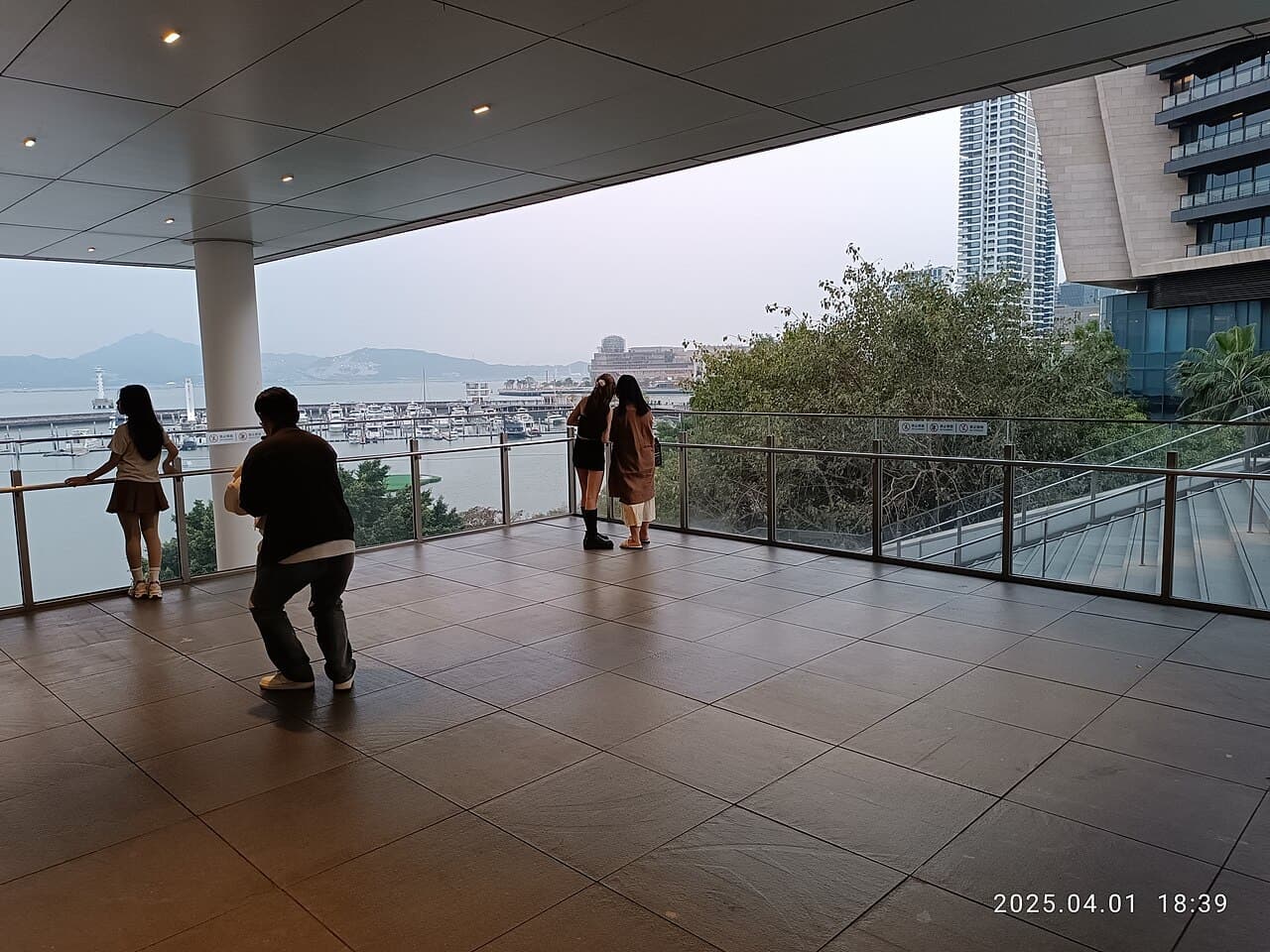 The terrace over the bay at Design Society
